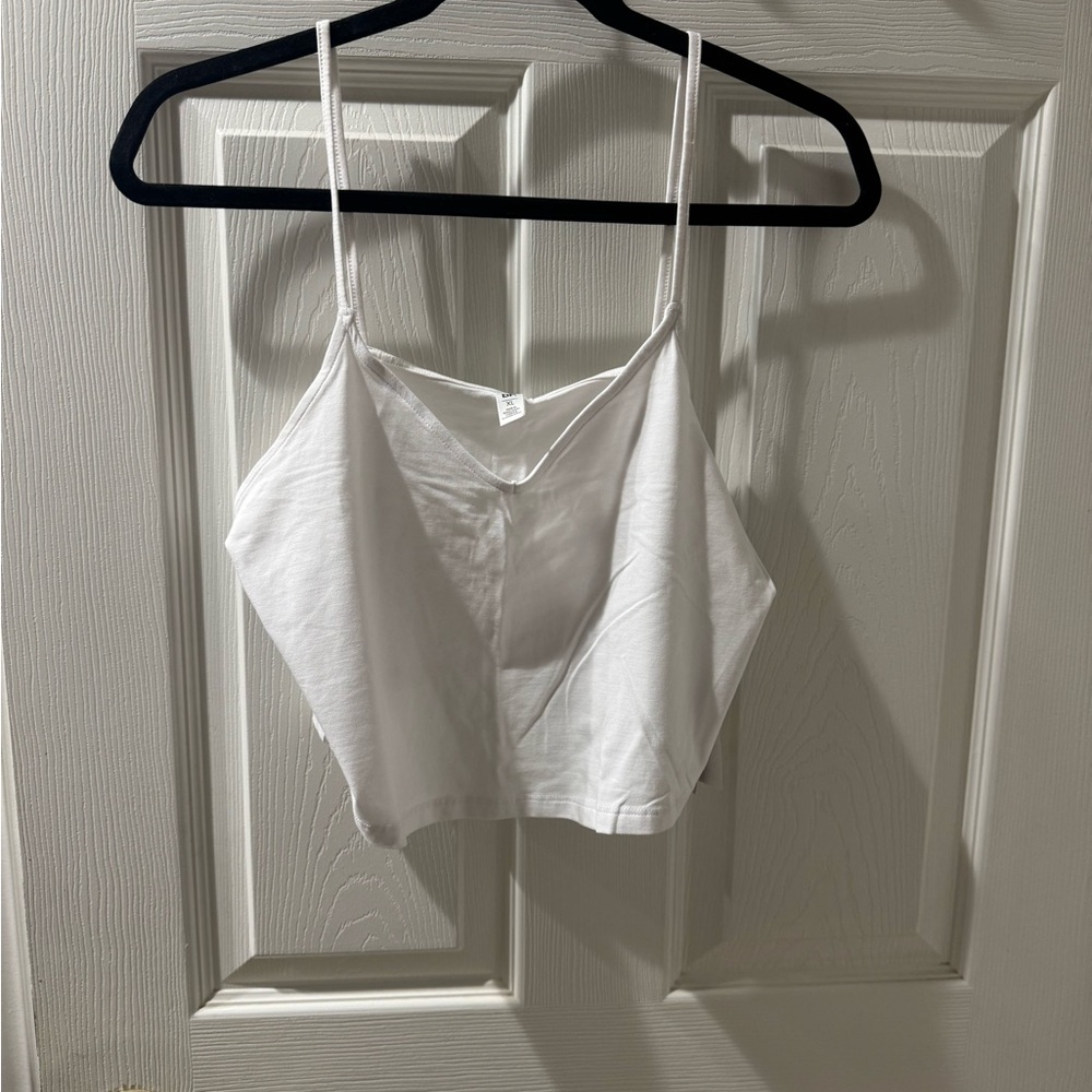BP White Spaghetti Strap Tank Top
